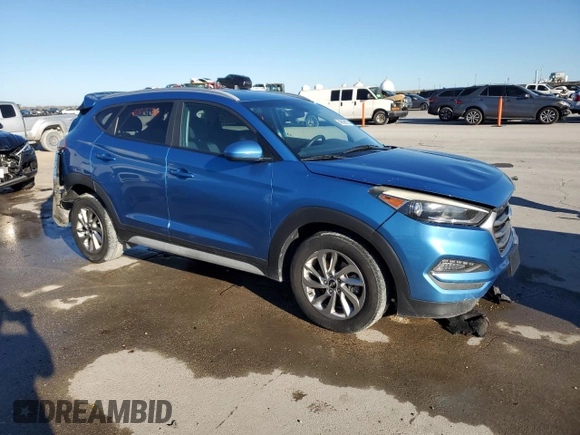 2018 Hyundai Tucson SEL with VIN KM8J3CA43JU600368, listed as a Copart auction lot 46899675 with 100,816 mi miles and Salvage Title. Bid and sale history available at carsss.com. Image 4.