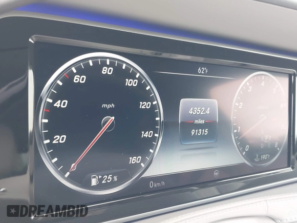 2016 Mercedes-Benz S 550 with VIN WDDUG8CB5GA253334, listed as a IAAI auction lot 42087794 with 91,315 mi miles and . Bid and sale history available at carsss.com. Image 7.