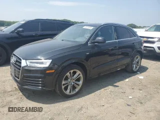2016 Audi Q3 Prestige with VIN WA1GFCFS1GR013587, listed as a Copart auction lot 60124845 with 74,938 mi miles and Salvage title. Bid and sale history available at DreamBid. Image 1.