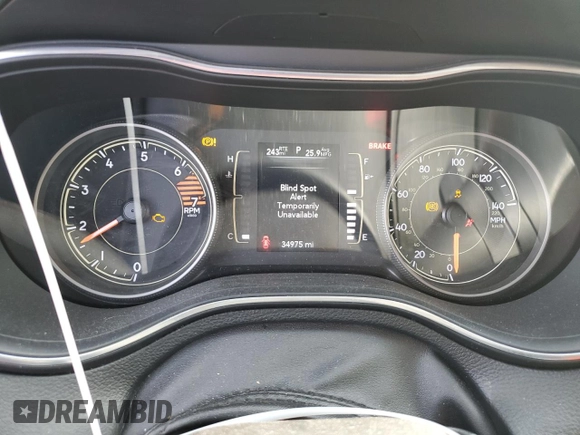 2019 Jeep Cherokee Latitude Plus with VIN 1C4PJLLB6KD110234, listed as a Copart auction lot 58805183 with 34,975 mi miles and Salvage title. Bid and sale history available at DreamBid. Image 9.