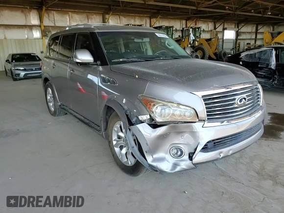 2012 Infiniti QX56 7-passenger with VIN JN8AZ2NE1C9020532, listed as a Copart auction lot 68012654 with 141,470 mi miles and Salvage Title. Bid and sale history available at carsss.com. Image 11.