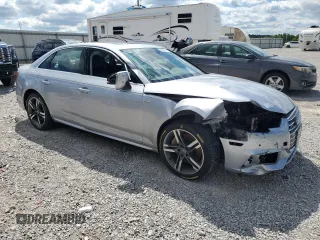 2017 Audi A4 Premium Plus with VIN WAUENAF42HN010323, listed as a Copart auction lot 58023345 with 83,139 mi miles and Salvage title. Bid and sale history available at DreamBid. Image 4.