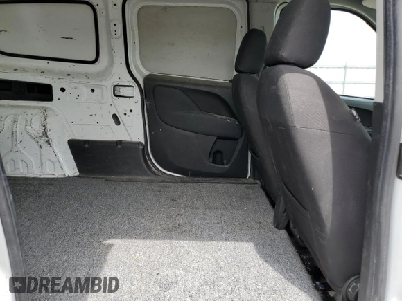 2016 Ram ProMaster City Cargo Tradesman with VIN ZFBERFAT7G6B28384, listed as a Copart auction lot 57976675 with 143,153 mi miles and Salvage title. Bid and sale history available at DreamBid. Image 11.