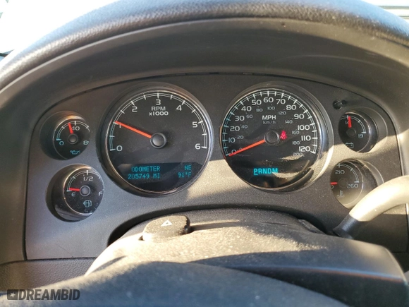 2009 Chevrolet Suburban LS with VIN 1GNFC16089R225359, listed as a Copart auction lot 76146434 with 205,749 mi miles and Salvage Title. Bid and sale history available at carsss.com. Image 9.