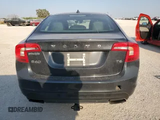 2015 Volvo S60 T6 Drive-E with VIN YV149MFK7F1343313, listed as a Copart auction lot 76279894 with 60,091 mi miles and Salvage Title. Bid and sale history available at carsss.com. Image 6.