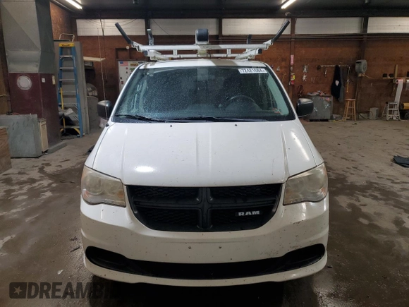 2013 Ram Cargo Van Tradesman with VIN 2C4JRGAG6DR658271, listed as a Copart auction lot 72421684 with 69,160 mi miles and Salvage Title. Bid and sale history available at carsss.com. Image 5.