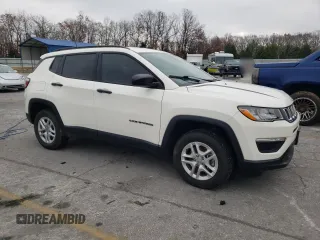 2017 Jeep Compass Sport z VIN 3C4NJDAB9HT658022, wystawiony jako Copart lot #81982624 z przebiegiem 46 396 mil mil oraz Szkoda całkowita • Salvage title. Historia ofert i sprzedaży dostępna na DreamBid. Obrazek 4.
