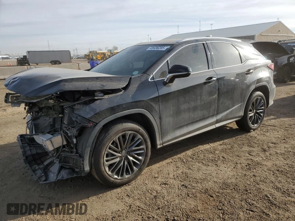 2022 Lexus RX 350 with VIN 2T2HZMDA4NC335287, listed as a Copart auction lot 49436285 with 41,411 mi miles and Salvage Title. Bid and sale history available at DreamBid. Image 1.