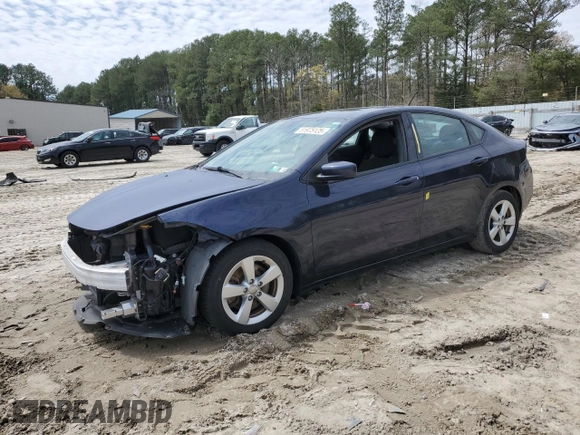 2015 Dodge Dart SXT with VIN 1C3CDFBB7FD369852, listed as a Copart auction lot 51975125 with 69,224 mi miles and Salvage Title. Bid and sale history available at DreamBid. Image 1.