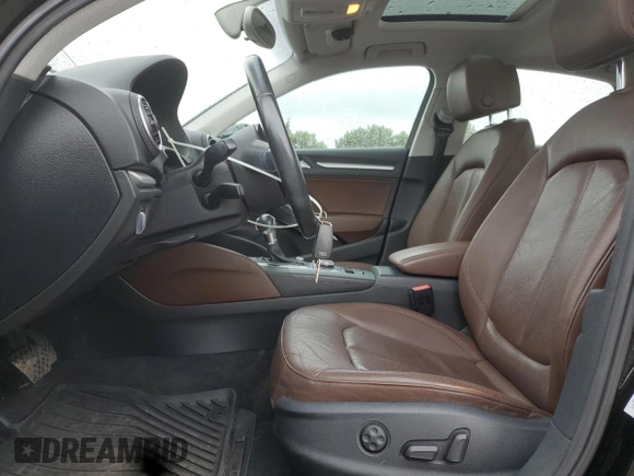 2015 Audi A3 Premium with VIN WAUACGFF9F1061797, listed as a Copart auction lot 61190735 with 78,951 mi miles and Salvage title. Bid and sale history available at DreamBid. Image 7.