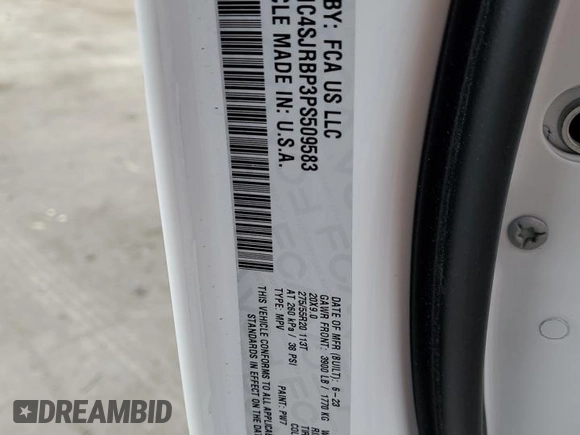 2023 Jeep Wagoneer Series II с VIN 1C4SJRBP3PS509583, выставлен на аукционе Copart как лот 54601365 с пробегом 22 202 миль миль и Списание • Salvage title. История ставок и продаж доступна на DreamBid. Изображение 13.