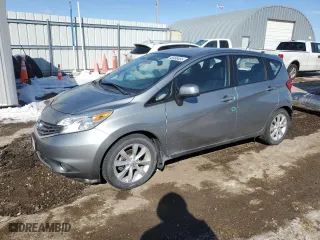 2014 Nissan Versa Note S with VIN 3N1CE2CP3EL429309, listed as a Copart auction lot 45466455 with 111,347 mi miles and Salvage Title. Bid and sale history available at carsss.com. Image 1.