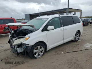 2014 Toyota Sienna LE AAS with VIN 5TDKK3DC8ES499840, listed as a Copart auction lot 46576365 with 3,731 mi miles and Non repairable. Bid and sale history available at DreamBid. Image 1.