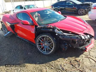 2025 Chevrolet Corvette 2LZ with VIN 1G1YE2D36S5600461, listed as a IAAI auction lot 41305346 with 1 mi miles. Bid and sale history available at carsss.com. Image 1.
