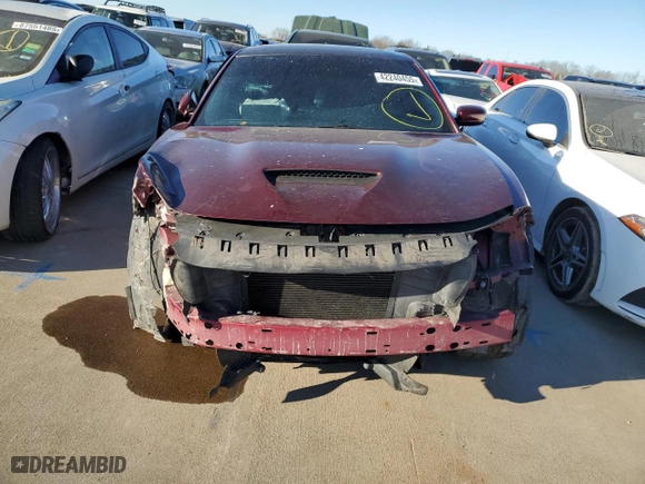 2018 Dodge Charger Daytona with VIN 2C3CDXCT0JH147999, listed as a Copart auction lot 42240455 with 62,437 mi miles and Salvage Title. Bid and sale history available at carsss.com. Image 5.