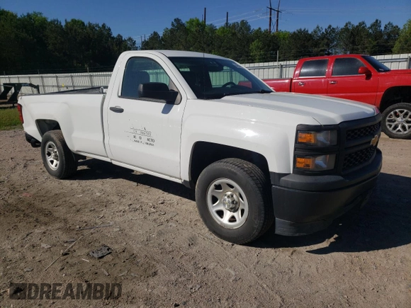 2015 Chevrolet Silverado 1500 Work Truck with VIN 1GCNCPEH6FZ365887, listed as a Copart auction lot 54604355 with 208,825 mi miles and Salvage Title. Bid and sale history available at DreamBid. Image 4.