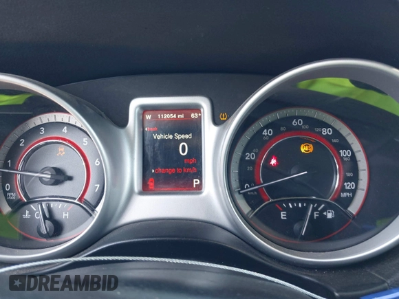 2017 Dodge Journey GT z VIN 3C4PDCEG6HT501600, wystawiony jako IAAI lot #42094841 z przebiegiem 112 054 mil mil oraz . Historia ofert i sprzedaży dostępna na DreamBid. Obrazek 7.
