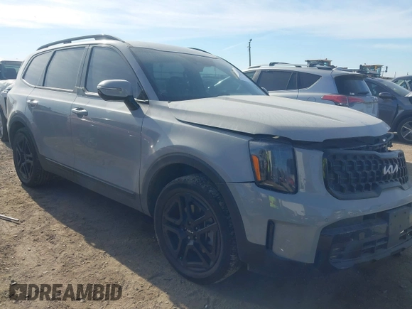 2024 Kia Telluride SX Prestige X-Pro z VIN 5XYP5DGCXRG445215, wystawiony jako IAAI lot #40995272 z przebiegiem 17 931 mil mil oraz . Historia ofert i sprzedaży dostępna na DreamBid. Obrazek 1.