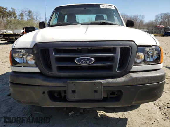 2005 Ford Ranger XL Fleet with VIN 1FTYR10E85PA96677, listed as a Copart auction lot 48664665 with 179,068 mi miles and Clean Title. Bid and sale history available at carsss.com. Image 5.