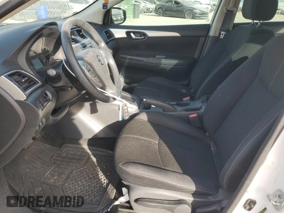 2017 Nissan Sentra S with VIN 3N1AB7AP7HY261908, listed as a Copart auction lot 89384855 with 151,865 mi miles and Salvage title. Bid and sale history available at DreamBid. Image 7.