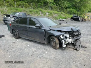 2024 Honda Civic Sport with VIN 2HGFE2F55RH579099, listed as a Copart auction lot 55935325 with 12,093 mi miles and Salvage title. Bid and sale history available at DreamBid. Image 4.
