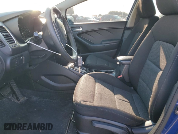 2017 Kia Forte LX with VIN 3KPFK4A78HE089360, listed as a Copart auction lot 52955775 with 162,358 mi miles and Salvage Title. Bid and sale history available at carsss.com. Image 7.