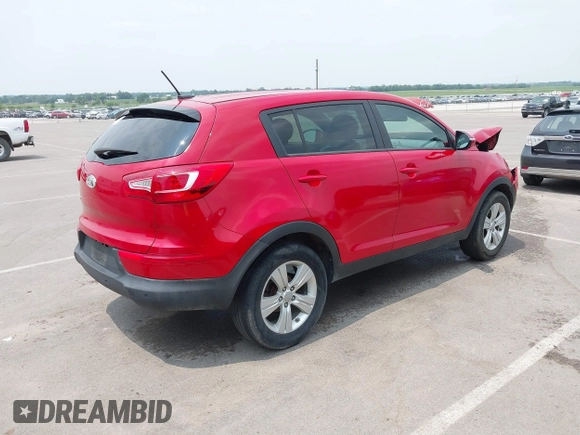 2013 Kia Sportage LX with VIN KNDPB3A24D7485007, listed as a IAAI auction lot 42446887 with 106,033 mi miles and . Bid and sale history available at DreamBid. Image 4.