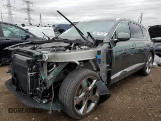 2022 Genesis GV80 with VIN KMUHCESC0NU083165, listed as a Copart auction lot 55518125 with Not provided miles and Salvage title. Bid and sale history available at DreamBid. Image 1.