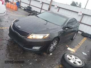 2015 Kia Optima EX with VIN 5XXGN4A73FG413993, listed as a IAAI auction lot 41536587 with 195,670 mi miles. Bid and sale history available at carsss.com. Image 2.