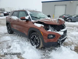 2021 Chevrolet TrailBlazer LT with VIN KL79MRSL2MB097054, listed as a Copart auction lot 44782874 with 18,116 mi miles and . Bid and sale history available at DreamBid. Image 4.