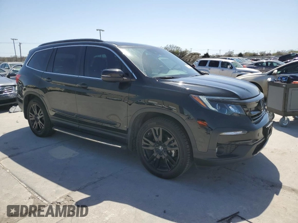 2022 Honda Pilot Special Edition with VIN 5FNYF5H27NB019514, listed as a Copart auction lot 50060775 with 91,998 mi miles and Salvage Title. Bid and sale history available at DreamBid. Image 4.