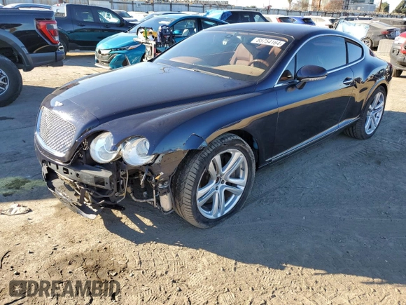 2009 Bentley Continental GT z VIN SCBCR73W79C060741, wystawiony jako Copart lot #85754164 z przebiegiem 89 111 mil mil oraz Szkoda całkowita • Salvage title. Historia ofert i sprzedaży dostępna na DreamBid. Obrazek 1.