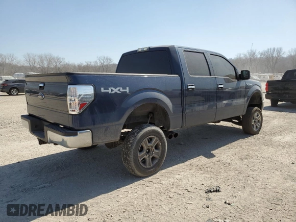 2013 Ford F-150 XL with VIN 1FTFW1EF3DKD45917, listed as a Copart auction lot 48432585 with 156,304 mi miles and Salvage Title. Bid and sale history available at carsss.com. Image 3.