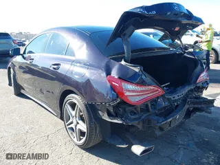 2014 Mercedes-Benz CLA-Class CLA 250 with VIN WDDSJ4EB5EN115166, listed as a IAAI auction lot 41338306 with 139,003 mi miles. Bid and sale history available at carsss.com. Image 3.