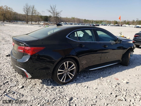 2019 Acura TLX w/Technology Pkg with VIN 19UUB2F41KA008088, listed as a Copart auction lot 50842625 with 54,983 mi miles and Salvage Title. Bid and sale history available at carsss.com. Image 3.