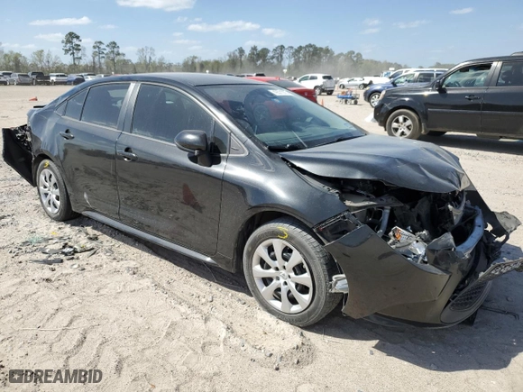 2020 Toyota Corolla LE with VIN 5YFEPRAE2LP061540, listed as a Copart auction lot 49571975 with 96,243 mi miles and Salvage Title. Bid and sale history available at carsss.com. Image 4.