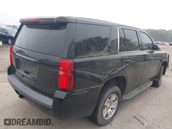 2017 Chevrolet Tahoe Commercial with VIN 1GNLCDECXHR304319, listed as a IAAI auction lot 41924011 with 130,566 mi miles and . Bid and sale history available at DreamBid. Image 4.