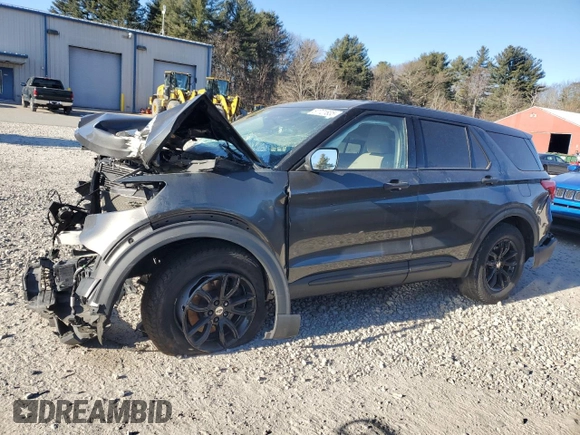 2020 Ford Explorer with VIN 1FMSK7BH4LGA20368, listed as a Copart auction lot 87721835 with 0 mi miles and Salvage Title. Bid and sale history available at carsss.com. Image 1.