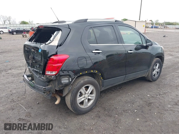 2019 Chevrolet Trax LT with VIN KL7CJPSB2KB851982, listed as a IAAI auction lot 41983388 with 159,852 mi miles. Bid and sale history available at carsss.com. Image 4.
