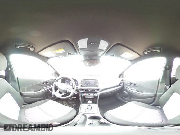 2021 Hyundai Kona Night Edition with VIN KM8K6CA54MU686606, listed as a Copart auction lot 41021354 with 17,769 mi miles and Salvage Title. Bid and sale history available at DreamBid. Image 13.