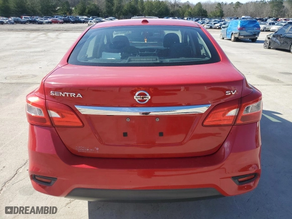 2018 Nissan Sentra SV with VIN 3N1AB7AP4JY337655, listed as a Copart auction lot 47989715 with 209,937 mi miles and Salvage Title. Bid and sale history available at carsss.com. Image 6.