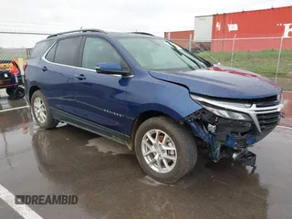 2022 Chevrolet Equinox LT with VIN 3GNAXUEV0NL287708, listed as a IAAI auction lot 42132048 with 19,172 mi miles and . Bid and sale history available at DreamBid. Image 1.