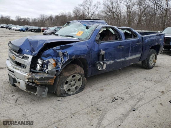 2013 Chevrolet Silverado 1500 LT with VIN 3GCPKSE72DG376212, listed as a Copart auction lot 47898635 with 191,761 mi miles and Salvage Title. Bid and sale history available at carsss.com. Image 1.