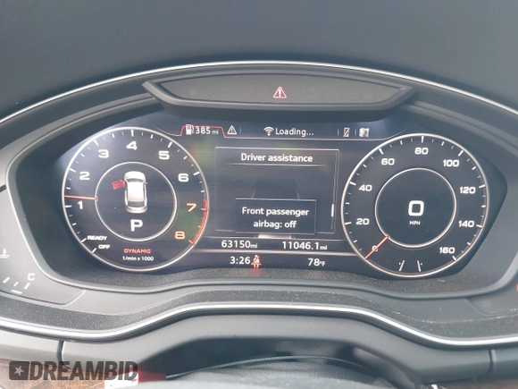 2020 Audi Q5 Premium Plus with VIN WA1BNAFY2L2011761, listed as a IAAI auction lot 41838718 with 63,150 mi miles. Bid and sale history available at carsss.com. Image 7.