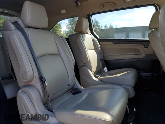 2021 Honda Odyssey EX-L with VIN 5FNRL6H79MB043486, listed as a Copart auction lot 51002515 with 47,998 mi miles and Salvage Title. Bid and sale history available at DreamBid. Image 11.