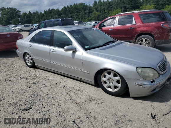 2000 Mercedes-Benz S-Class with VIN WDBNG75J6YA043807, listed as a Copart auction lot 70151654 with 0 mi miles and Clean Title. Bid and sale history available at carsss.com. Image 4.