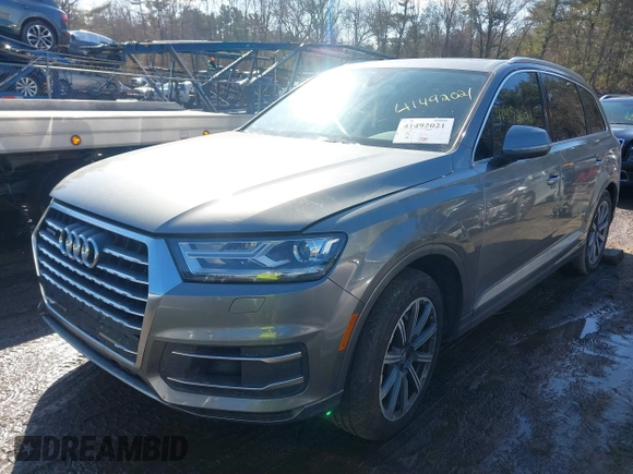 2017 Audi Q7 Premium Plus with VIN WA1LAAF79HD004342, listed as a IAAI auction lot 41492021 with 128,403 mi miles. Bid and sale history available at carsss.com. Image 2.
