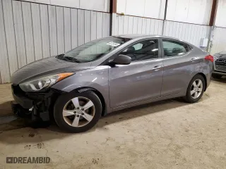 2013 Hyundai Elantra Limited with VIN 5NPDH4AE0DH370319, listed as a Copart auction lot 42430135 with 93021 miles and Salvage Title. Bid and sale history available at carsss.com. Image 1.