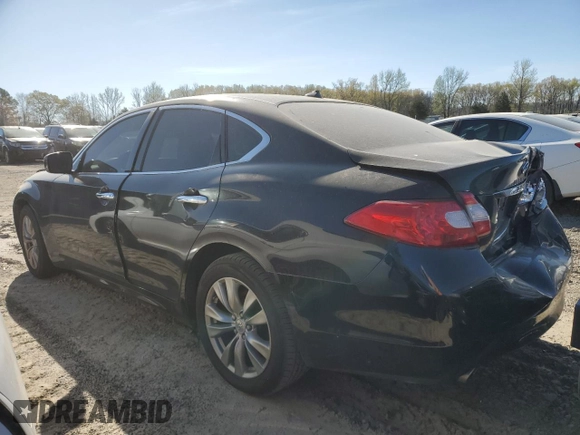 2011 Infiniti M with VIN JN1BY1AP6BM326922, listed as a Copart auction lot 50186505 with Not provided miles and Salvage title. Bid and sale history available at DreamBid. Image 2.