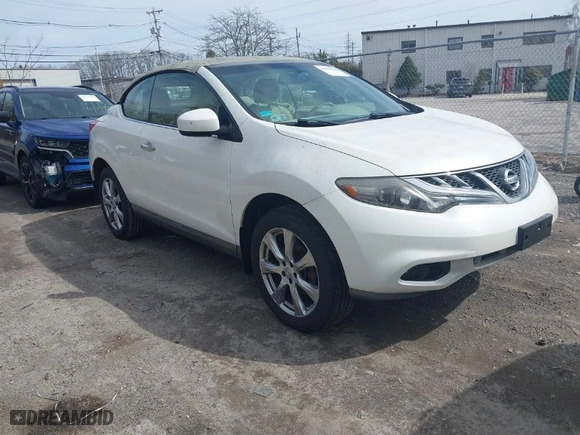 2014 Nissan Murano CrossCabriolet with VIN JN8AZ1FY2EW301925, listed as a IAAI auction lot 41826626 with 80,809 mi miles. Bid and sale history available at carsss.com. Image 1.